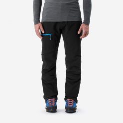 Spodnie alpinistyczne męskie Simond Alpinism. Czarne spodnie materiałowe męskie SIMOND, bez wzorów, z elastanu, sportowe. Za 299.99 zł.