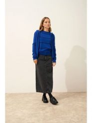 Just Cashmere Kaszmirowy kardigan "Debbie" w kolorze niebieskim rozmiar: M. Niebieskie kardigany damskie Just Cashmere, m, bez wzorów, z kaszmiru. Za 413.99 zł.