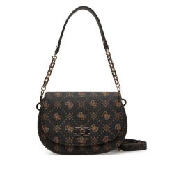 Torebka Guess. Brązowe torebki klasyczne damskie Guess, z aplikacjami, bez dodatków. Za 659.99 zł.