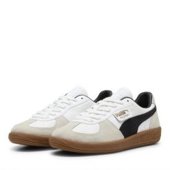 Buty do chodzenia damskie Puma Palermo Lth. Białe obuwie treningowe damskie Puma, do biegania. Za 415.00 zł.