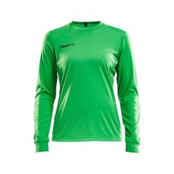 Koszulka bramkarska damska z długim rękawem Craft squad. Zielone t-shirty damskie Craft, l, bez wzorów, z materiału, bez kołnierzyka. Za 198.50 zł.