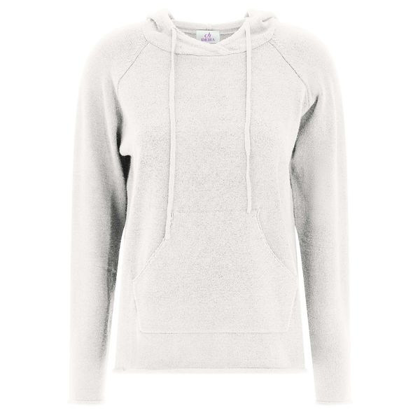 Sweter Z Kapturem Deha Damskie. Białe swetry klasyczne damskie Deha, m, z materiału, bez kołnierzyka. Za 502.99 zł.