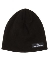 Czapka zimowa dla Mężczyzn CUSHY Czarny. Czarne czapki męskie Quiksilver, na zimę, bez wzorów, z dzianiny. Za 109.99 zł.