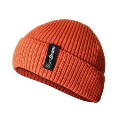 Czapka unisex zimowa rdzawa Alpine. Brązowe czapki męskie GYMBEAM, na zimę, bez wzorów, z materiału, klasyczne. Za 50.90 zł.