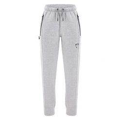 Damskie spodnie dresowe Macron FCE Simo. Szare spodnie dresowe damskie Macron, bez wzorów, z dresówki. W wyprzedaży za 301.65 zł.
