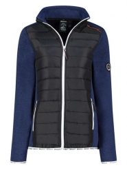 Geographical Norway Kurtka polarowa w kolorze granatowo-czarnym rozmiar: XXL. Czarne kurtki damskie Geographical Norway, xxl, bez wzorów, z polaru, bez kaptura. Za 96.60 zł.