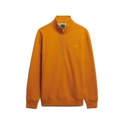 Sweter zapinany na zamek Superdry Henley. Brązowe kardigany męskie Superdry., na zimę, m, bez wzorów, bez kołnierzyka. Za 327.70 zł.