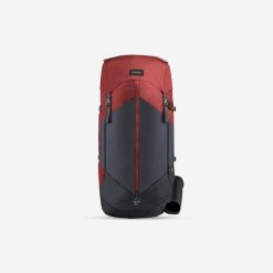 Plecak trekkingowy męski Forclaz MT100 Easyfit 70 litrów. Brązowe plecaki męskie FORCLAZ, bez wzorów, z poliesteru. Za 399.99 zł.
