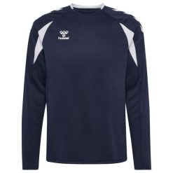 Koszulka z długim rękawem i okrągłym dekoltem Hummel Core 2.0. Białe t-shirty damskie HUMMEL, bez wzorów, bez kołnierzyka. Za 213.50 zł.