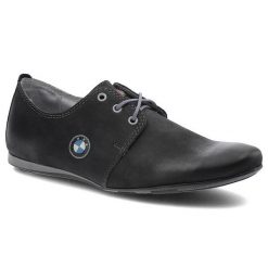 Czarne Półbuty Avanti Męskie Modne Obuwie Skórzane. Czarne buty wizytowe męskie Avanti, z nubiku, bez zapięcia. Za 159.00 zł.