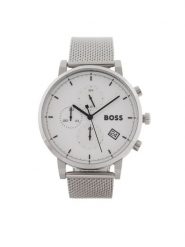 BOSS Zegarek Skymaster 1513933 Srebrny. Szare, analogowe zegarki męskie Boss, srebrne. Za 1,149.00 zł.