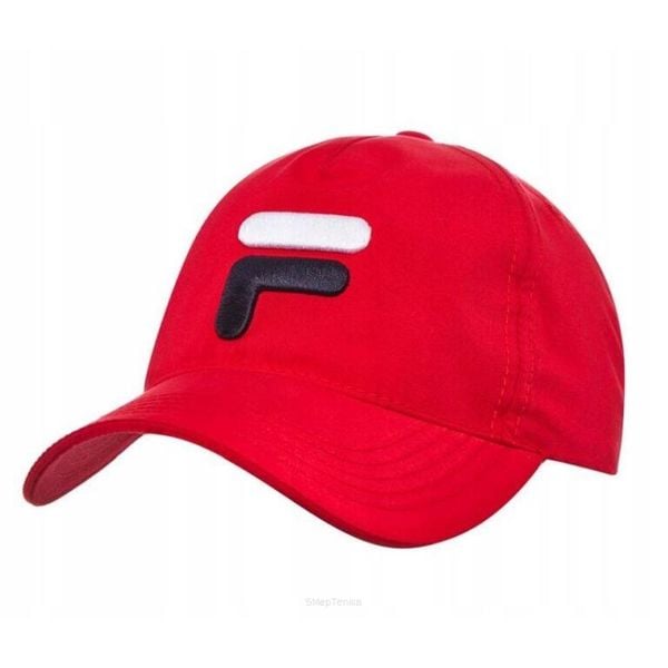 Czapka tenisowa Fila Baseball Cap Max czerwona. Czerwone czapki męskie Fila, na jesień, bez wzorów. Za 79.00 zł.