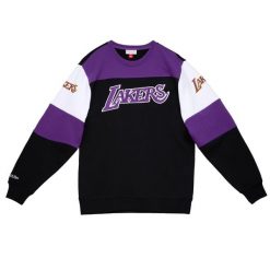 Bluza okrągły dekolt Los Angeles Lakers. Czarne bluzy bez kaptura męskie Mitchell & Ness. Za 369.50 zł.