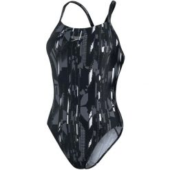 Strój pływacki jednoczęściowy damski Speedo Allover Rippleback. Czarne stroje jednoczęściowe damskie Speedo, xs, bez wzorów. Za 159.99 zł.