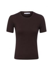 Samsøe Samsøe Koszulka Kobiety Bawełna brązowy, S. Brązowe t-shirty damskie Samsoe & Samsoe, s, bez wzorów, z bawełny, bez kołnierzyka. Za 219.95 zł.