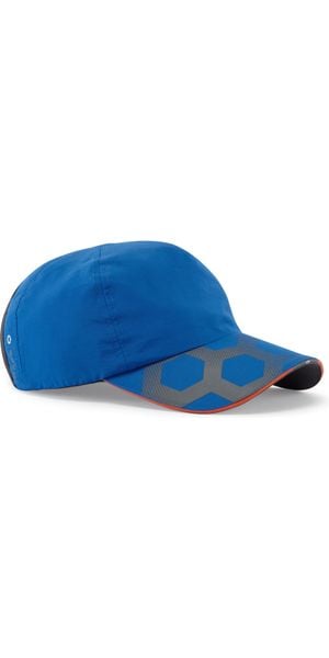 Czapka żeglarska Race Cap, kolor niebieski. Niebieskie czapki męskie GILL, bez wzorów, z materiału. Za 166.85 zł.