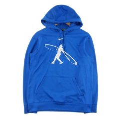 Second life - Męska Bluza z Kapturem Therma-Fit - Stan dobry. Niebieskie bluzy sportowe męskie Nike, bez wzorów, sportowe, bez kołnierzyka, bez ramiączek. Za 105.71 zł.