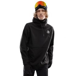 Kurtka snowboardowa męska W1 Skywalk. Czarne kurtki męskie SIROKO, m, bez wzorów, z softshellu, bez kaptura. W wyprzedaży za 297.00 zł.