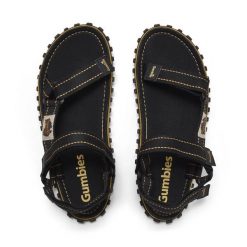 Sandały GUMBIES TRACKER SANDALS UNISEX. Czarne obuwie trekkingowe damskie Gumbies, bez wzorów, bez obcasa. Za 109.99 zł.