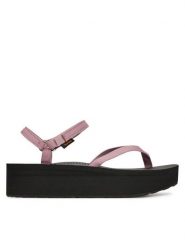 Teva Sandały Flatform Slim 1164630 Różowy. Czerwone sandały damskie Teva, bez wzorów, z materiału, bez obcasa, na koturnie. Za 349.99 zł.