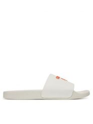Guess Klapki F5GZ05 BB00F Biały. Białe klapki i japonki męskie Guess, z tworzywa sztucznego. Za 109.99 zł.