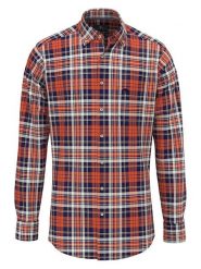 FYNCH-HATTON Koszula - Casual fit - w kolorze czerwonym rozmiar: XL. Czerwone koszule męskie Fynch-Hatton, xl, bez wzorów, z bawełny, bez kołnierzyka, bez ramiączek. Za 100.99 zł.
