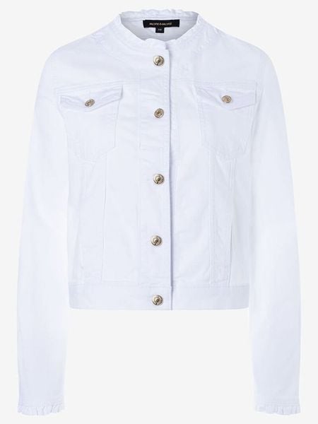 More & More Kurtka dżinsowa w kolorze białym rozmiar: 40. Białe kurtki damskie MORE & MORE, bez wzorów, bez kaptura. Za 208.83 zł.