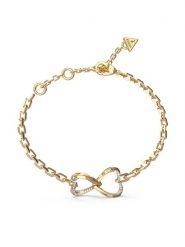 Guess Bransoletka JUBB0461 8JW Złoty. Żółte bransoletki damskie Guess, metalowe. Za 209.99 zł.