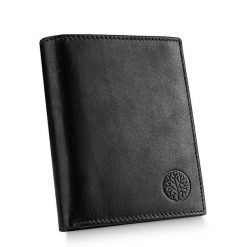 Portfel męski BETLEWSKI BPM-VTCC-62 CZARNY. Czarne portfele męskie Betlewski, bez wzorów, ze skóry. Za 139.99 zł.