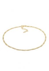 Elli Damska bransoletka na kostkę Figaro Timeless Basic ze srebra próby 925 Sterling Silver Biżuteria dla stóp 1 ct Damski. Szara bransoletki damskie Elli, srebrne. Za 293.99 zł.