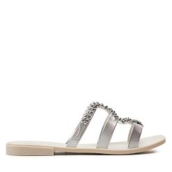 Klapki Melissa. Białe klapki damskie Melissa, bez wzorów, bez obcasa. Za 209.99 zł.