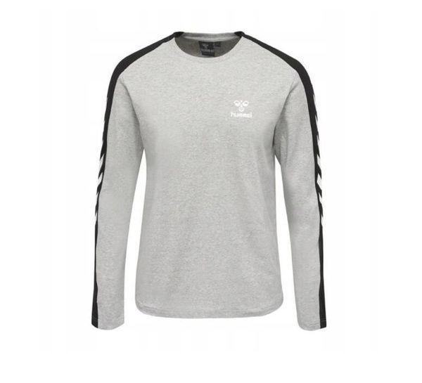 Koszulka z długim rękawem Hummel HML Flint T-Shirt. Szare koszulki męskie z długim rękawem HUMMEL, m, z dżerseju. Za 110.75 zł.