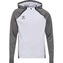 Kurtka z kapturem Hummel Lead 2.0. Białe kurtki treningowe męskie HUMMEL, bez wzorów. Za 332.50 zł.