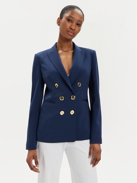 Pinko Marynarka Alexia Giacca . 100256 A1L3 Granatowy Regular Fit. Niebieskie marynarki i żakiety damskie Pinko, l, bez wzorów, z syntetyku. Za 969.99 zł.