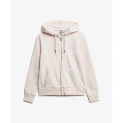 Damska bluza z kapturem zapinana na zamek Superdry Essential Logo Hb. Czerwone bluzy z kapturem damskie Superdry. Za 325.40 zł.