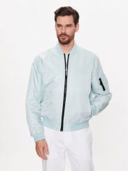 Calvin Klein Kurtka bomber Hero K10K109907 Niebieski Relaxed Fit. Niebieskie kurtki męskie CALVIN KLEIN, m, bez wzorów, z syntetyku, bez kaptura. Za 899.99 zł.