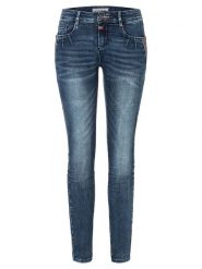 Timezone Dżinsy "Dashni" - Slim fit - w kolorze niebieskim rozmiar: W29/L32. Niebieskie jeansy damskie Timezone. Za 144.92 zł.