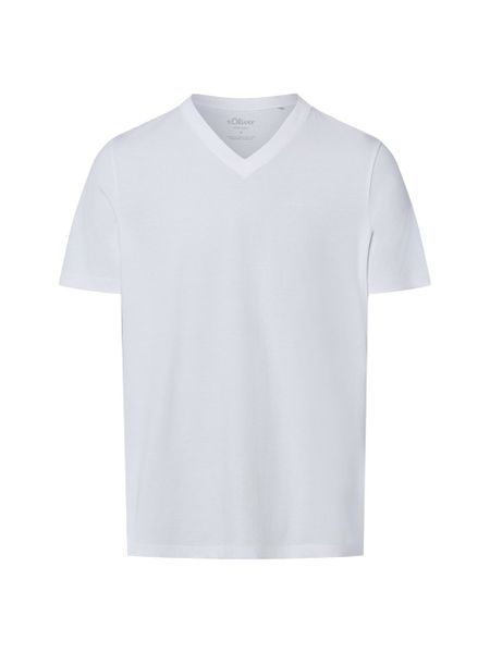 S.Oliver Koszulka Kobiety Bawełna (100%) biały, XXL. Białe t-shirty damskie S.Oliver, s, bez wzorów, z bawełny, bez kołnierzyka. Za 59.95 zł.