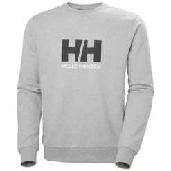 Bluza Helly Hansen HH Logo 2.0. Szare bluzy bez kaptura męskie Helly Hansen, m, z bawełny. W wyprzedaży za 291.05 zł.