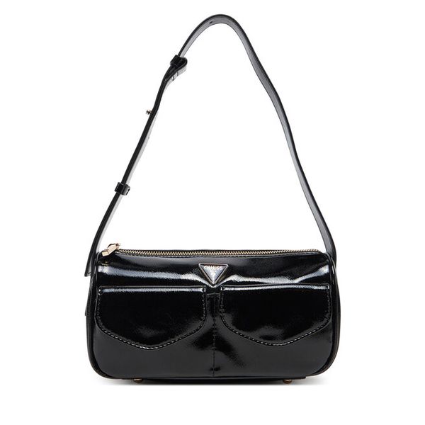 Torebka Guess. Czarne torebki klasyczne damskie Guess, z aplikacjami, bez dodatków. Za 279.99 zł.