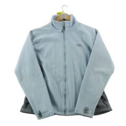 Second life - Bluza polarowa damska TKA 200 niebieska - Stan dobry. Niebieskie bluzy bez kaptura damskie The North Face, l, z dresówki. Za 164.76 zł.