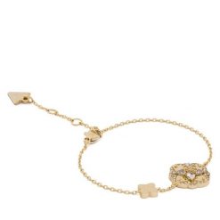 Bransoletka Guess. Żółte bransoletki damskie Guess, złote. Za 239.99 zł.
