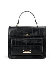 Monnari Torebka BAG6130 KM20D000 Czarny. Czarne torebki klasyczne damskie Monnari, bez wzorów, ze skóry, bez dodatków. Za 179.99 zł.