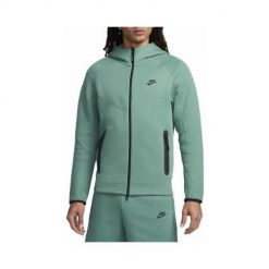 Bluza sportowa męska Nike Tech Fleece Windrunner. Zielone bluzy sportowe męskie Nike, bez wzorów, sportowe, bez kołnierzyka, bez ramiączek. Za 761.00 zł.