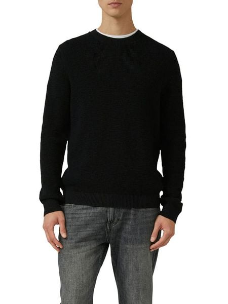 S.Oliver Sweter w kolorze czarnym rozmiar: XXL. Czarne swetry męskie S.Oliver, s, bez wzorów, z bawełny, bez kołnierzyka. Za 119.95 zł.