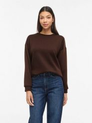 Vila Bluza "Sandy" w kolorze brązowym rozmiar: XL. Brązowe bluzy bez kaptura damskie Vila, xl. Za 144.95 zł.