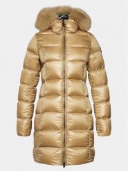 Colmar Płaszcz zimowy Friendly 2221F 5WG Brązowy Regular Fit. Brązowe płaszcze damskie Colmar, na zimę, bez wzorów, z syntetyku. Za 3,639.00 zł.
