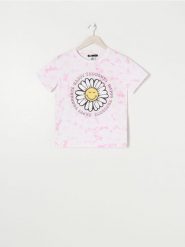 Koszulka SmileyWorld® - różowy. Czerwone t-shirty damskie Sinsay, l, bez wzorów, bez kołnierzyka. Za 39.99 zł.