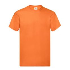 Oryginalna Bawełniana Koszulka Unisex Dla Dorosłych. Brązowe bluzki damskie Fruit of the Loom, xl, bez wzorów, z bawełny, sportowe, bez kołnierzyka, bez ramiączek. Za 33.99 zł.