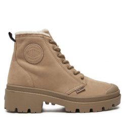 Trapery Palladium. Szare trapery damskie Palladium, bez obcasa. Za 659.99 zł.